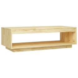 Table basse 110x50x33,5 cm bois de pin massif 582152582152