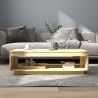Table basse 110x50x33,5 cm bois de pin massif 582152582152