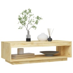 Table basse 110x50x33,5 cm bois de pin massif 582152582152