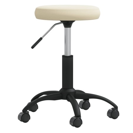 Tabouret de massage Velours Crème 582156582156