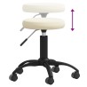 Tabouret de massage Velours Crème 582156582156
