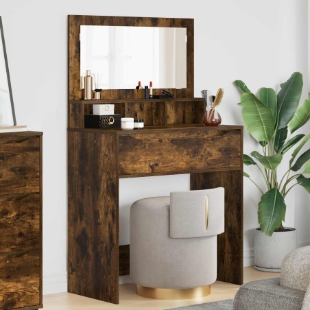 Tables de maquillage pour chambre Chêne fumé 80 x 39,6 x 135 cm 582161582161