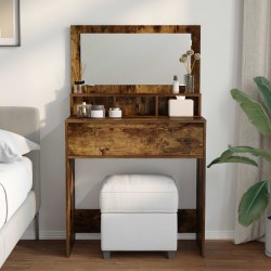 Tables de maquillage pour chambre Chêne fumé 80 x 39,6 x 135 cm 582161582161