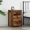 Cabinet de chevet Marron 40 x 36 x 60 cm Bois Recyclé Solide 582163582163