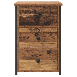 Cabinet de chevet Marron 40 x 36 x 60 cm Bois Recyclé Solide 582163582163