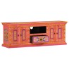 Meuble TV rose 110x30x40 cm bois massif de manguier 582166582166