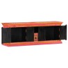 Meuble TV rose 110x30x40 cm bois massif de manguier 582166582166