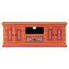 Meuble TV rose 110x30x40 cm bois massif de manguier 582166582166