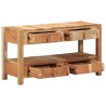 Meuble TV Marron 83 x 33 x 46 cm Bois Recyclé Solide 582167582167