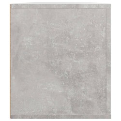 Meuble TV Gris béton 100x35x40 cm Bois d'ingénierie 582168582168