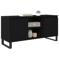 Meuble TV Chêne noir 104 x 35 x 50 cm Bois d'ingénierie 582171582171