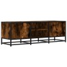 Meuble TV chêne fumé 120x35x41 cm bois d'ingénierie et métal 582173582173