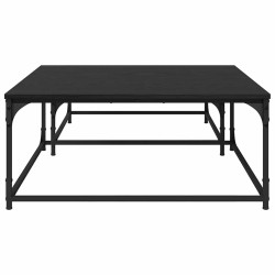 Table basse 2 pcs Chêne noir Bois d'ingénierie 582175582175