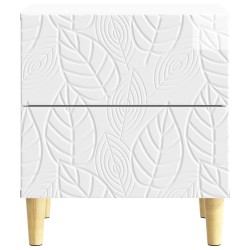 Table de chevet Blanc brillant 43 x 34,5 x 48 cm 582182582182