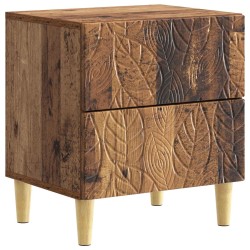 Table de chevet Bois ancien 43 x 34,5 x 48 cm Bois d'ingénierie 582183582183
