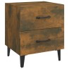 Table de chevet Chêne fumé 40x35x47,5 cm 582188582188