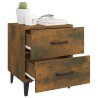 Table de chevet Chêne fumé 40x35x47,5 cm 582188582188