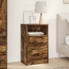 Table de chevet Chêne fumé 40 x 30 x 467 cm Bois d'ingénierie 582189582189