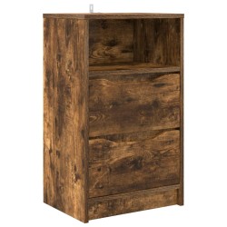 Table de chevet Chêne fumé 40 x 30 x 467 cm Bois d'ingénierie 582189582189