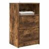 Table de chevet Chêne fumé 40 x 30 x 467 cm Bois d'ingénierie 582189582189