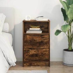 Table de chevet Chêne fumé 40 x 30 x 467 cm Bois d'ingénierie 582189582189