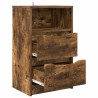 Table de chevet Chêne fumé 40 x 30 x 467 cm Bois d'ingénierie 582189582189