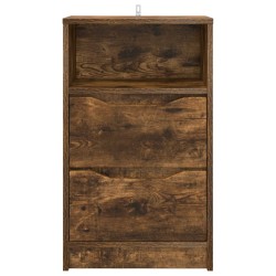 Table de chevet Chêne fumé 40 x 30 x 467 cm Bois d'ingénierie 582189582189