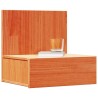 Table de chevet Brun cire 42 x 32,5 x 40 cm Bois massif en pin 582190582190