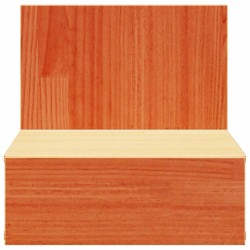 Table de chevet Brun cire 42 x 32,5 x 40 cm Bois massif en pin 582190582190