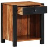 Cabinet de chevet Marron 40 x 35 x 50 cm Bois d'Acacia Massif 582192582192