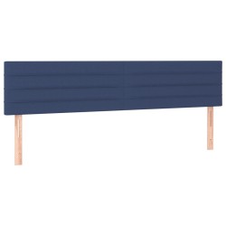 Tête de lit à LED Bleu 180x5x78/88 cm Tissu 582193582193