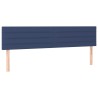 Tête de lit à LED Bleu 180x5x78/88 cm Tissu 582193582193