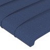 Tête de lit à LED Bleu 180x5x78/88 cm Tissu 582193582193
