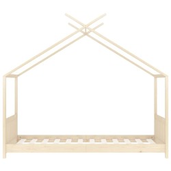 Cadre de lit d'enfant Bois de pin massif 70x140 cm 582198582198