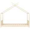 Cadre de lit d'enfant Bois de pin massif 70x140 cm 582198582198