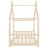 Cadre de lit d'enfant Bois de pin massif 70x140 cm 582198582198