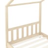 Cadre de lit d'enfant Bois de pin massif 70x140 cm 582198582198
