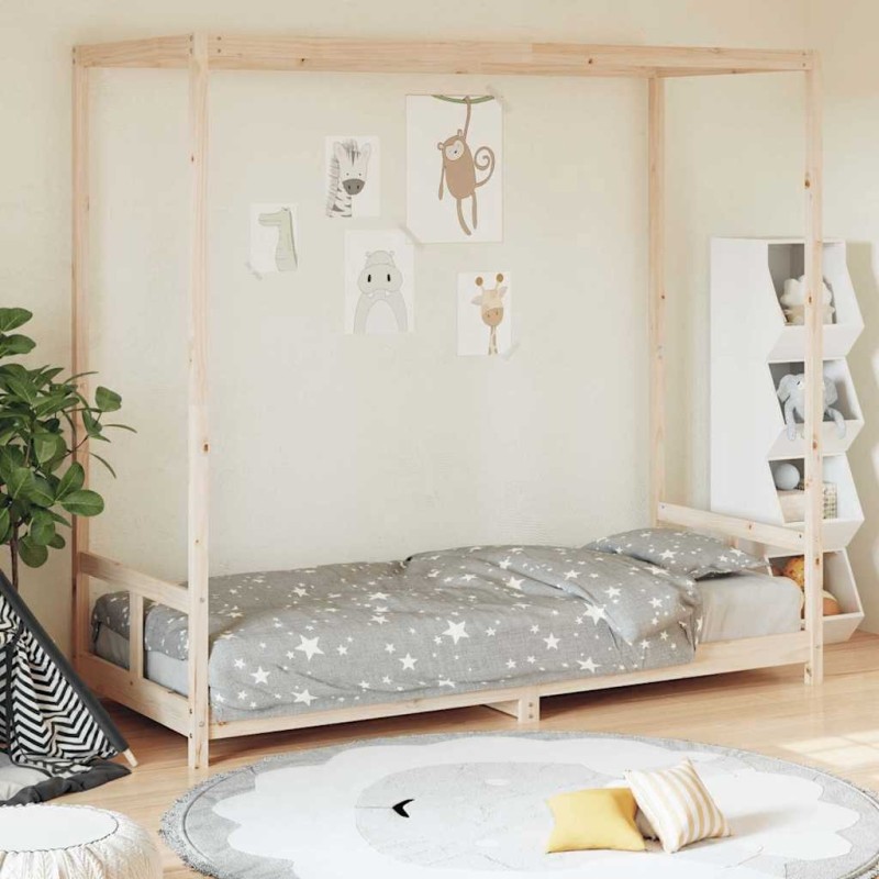 Cadre de lit pour enfants 80x200 cm bois de pin massif 582199582199