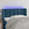 Tête de lit à LED Bleu foncé 103x16x78/88 cm Velours 582203582203