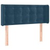 Tête de lit à LED Bleu foncé 103x16x78/88 cm Velours 582203582203