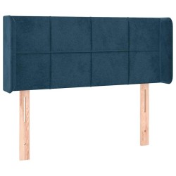 Tête de lit à LED Bleu foncé 103x16x78/88 cm Velours 582205582205