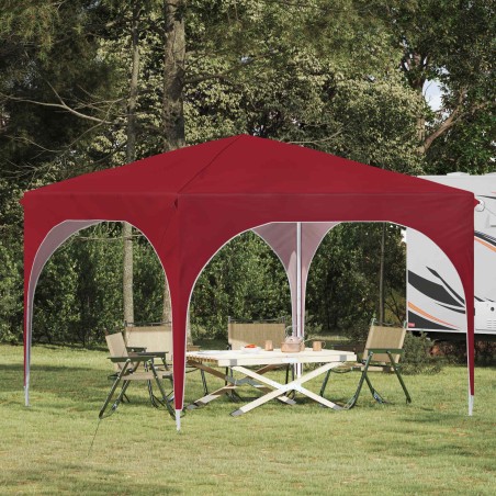 Tente de fête pop-up 290 x 290 x 245 cm Bordeaux 582207582207