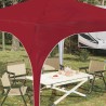 Tente de fête pop-up 290 x 290 x 245 cm Bordeaux 582207582207