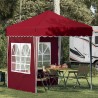 Tente de fête pop-up 195 x 195 x 245 cm Bordeaux Tissu Oxford 582210582210