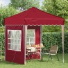 Tente de fête pop-up 195 x 195 x 245 cm Bordeaux Tissu Oxford 582210582210