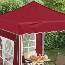 Tente de fête pop-up 195 x 195 x 245 cm Bordeaux Tissu Oxford 582210582210