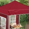 Tente de fête pop-up 195 x 195 x 245 cm Bordeaux Tissu Oxford 582210582210