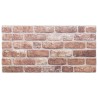 Panneaux muraux 10 pcs Marron 100 x 50 cm Mousse EPS 582216582216