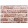 Panneaux muraux 10 pcs Marron 100 x 50 cm Mousse EPS 582216582216