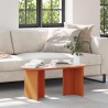 Table basse Brun cire 80 x 39,5 x 35 cm Bois de pin massif 582224582224